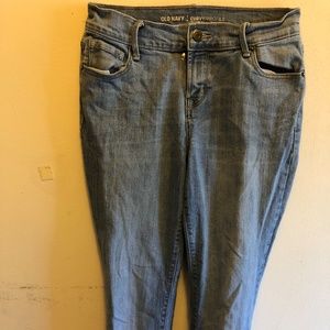 Mid-rise Boot cut Blue Jeans